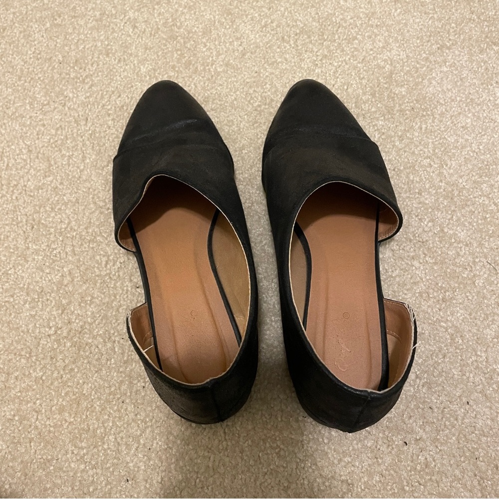 Cupid Black Flats Versatile Comfort Loafers